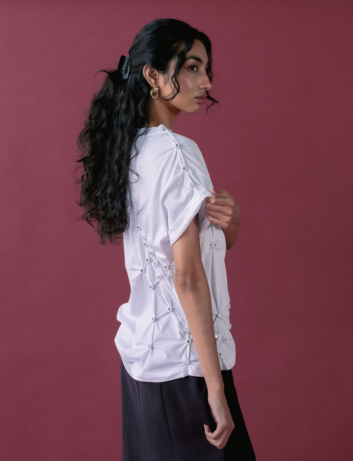 no 08 / Cinched Sheesha Tee