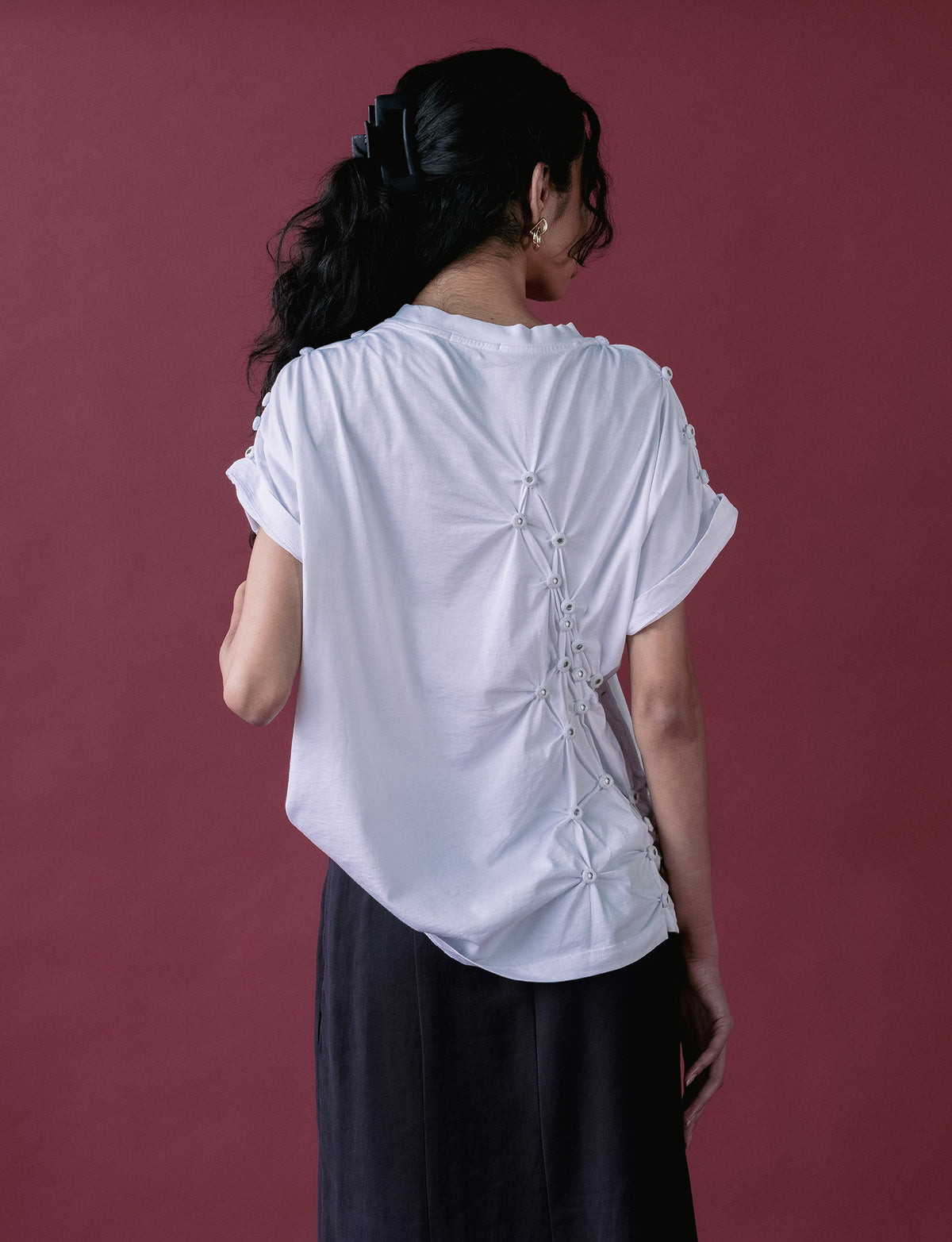 no 08 / Cinched Sheesha Tee