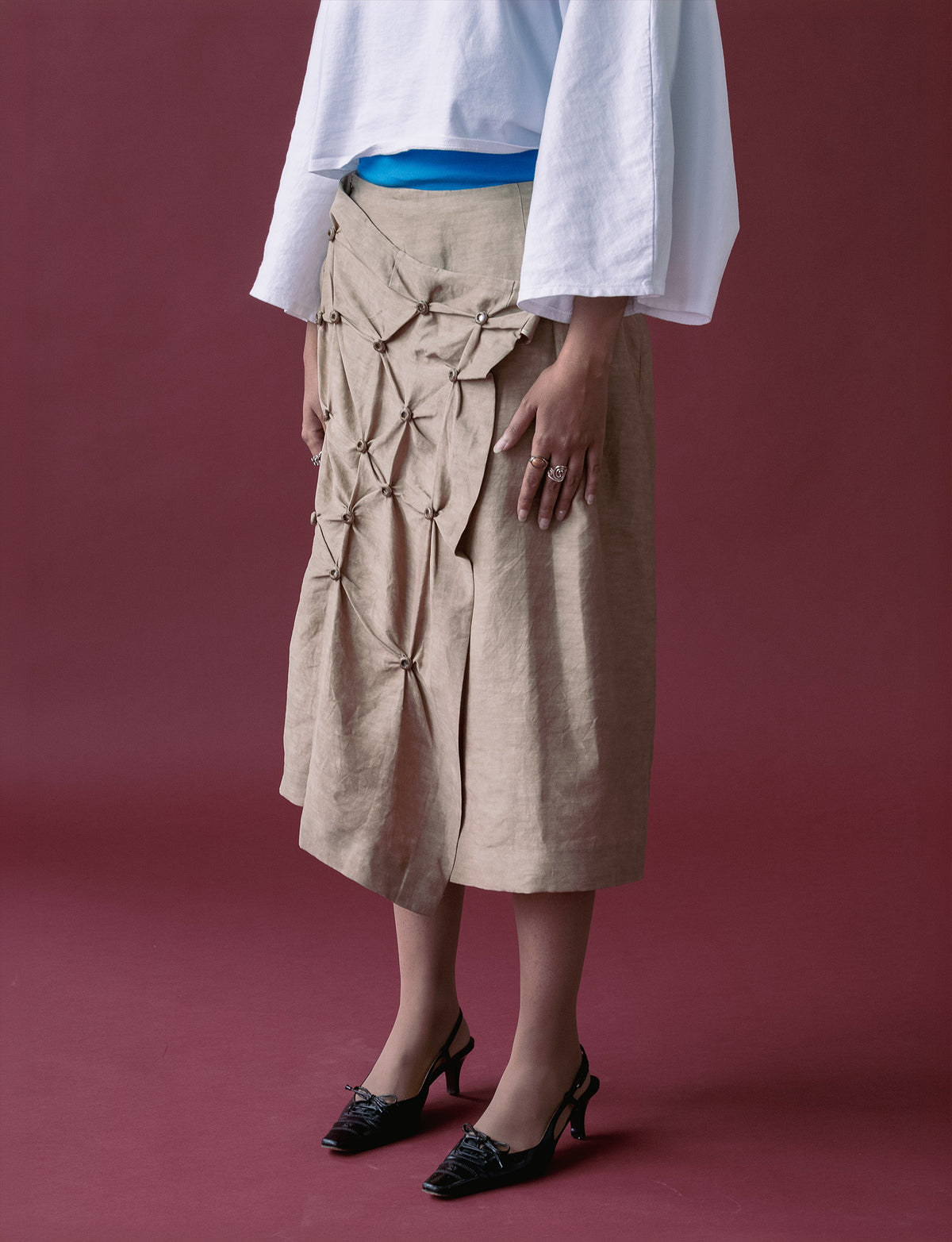 no 04 / Mirror Wrap Skirt