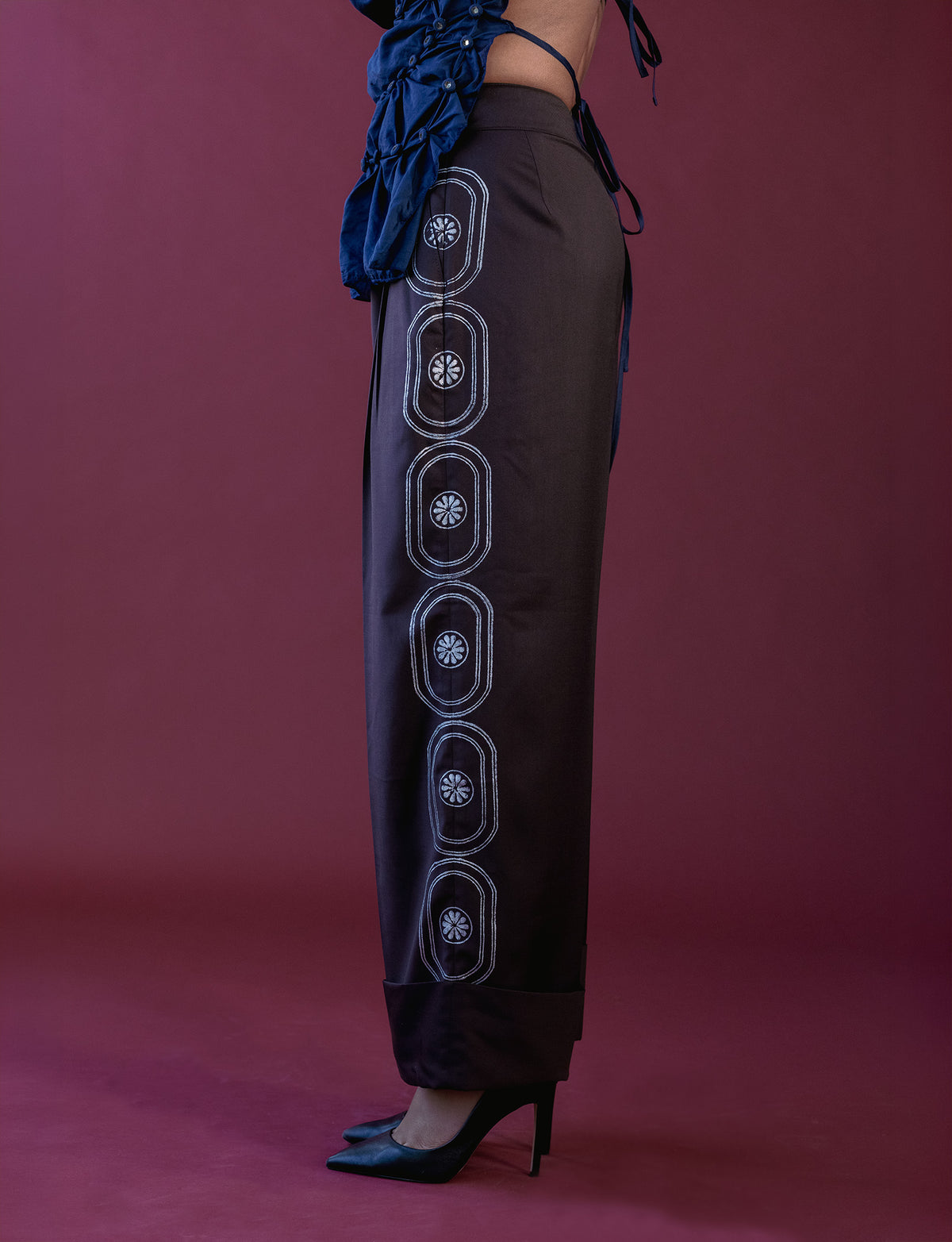 no 02 / Darwaza Block Print Trousers