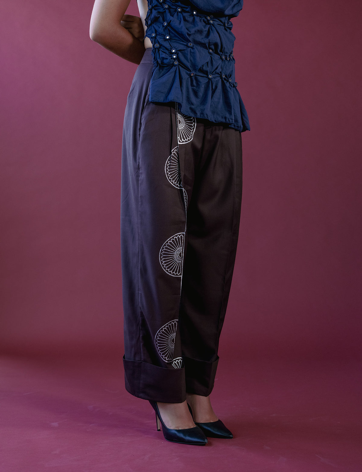 no 02 / Darwaza Block Print Trousers